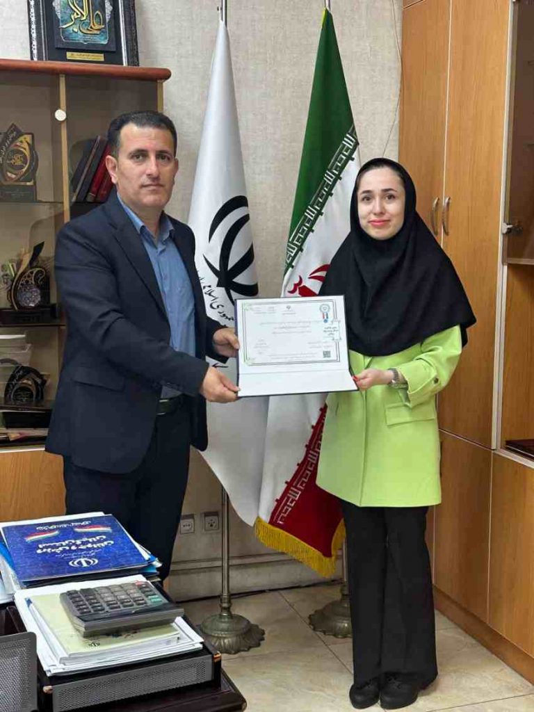 اعطای مجوز موسسه مردم نهاد طنین نیک گامان نو