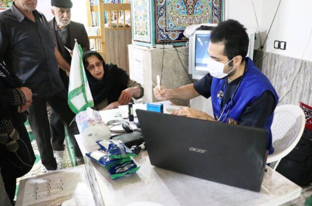 برگزاری میز خدمت و ویزیت رایگان پزشکی در روستاهای محدوده منطقه آزاد انزلی به مناسبت گرامی‌داشت شهدای خدمت
