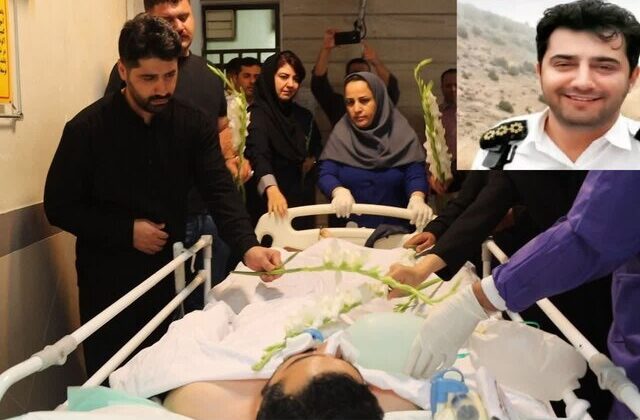 اعضای بدن سروان شهید مهرپور اهدا شد
