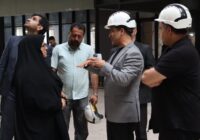 بازدید فرماندار خمام از پروژه سیتادیوم خمام