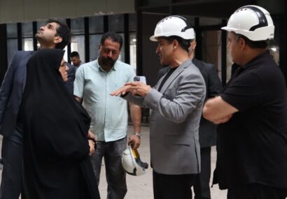 بازدید فرماندار خمام از پروژه سیتادیوم خمام