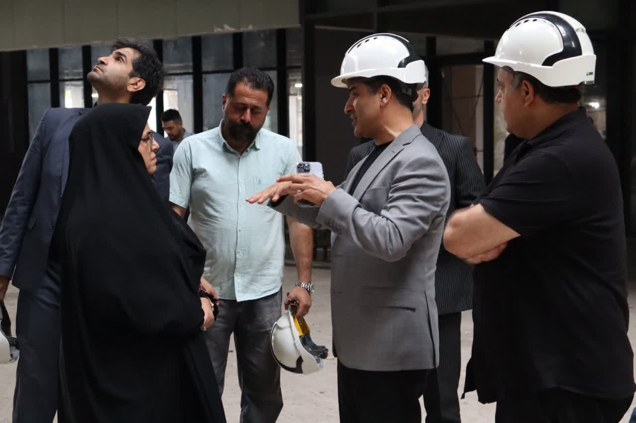 بازدید فرماندار خمام از پروژه سیتادیوم خمام