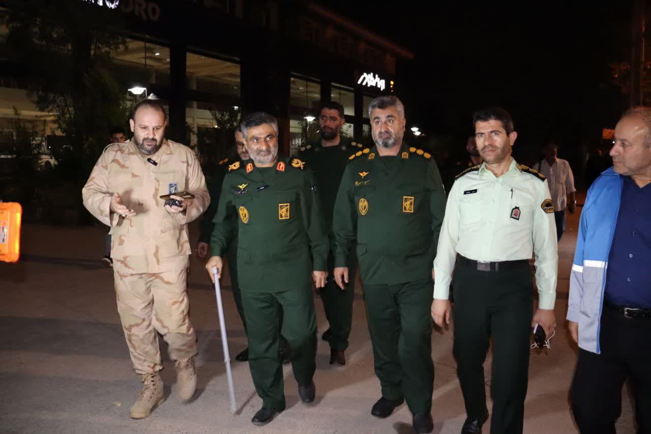 ۸۰۰ گشت مستمر شبانه اطلاعاتی و عملیاتی در رشت/صیانت از امنیت شهروندان تا رفع کامل فتنه رژیم متجاوز صهیونیستی