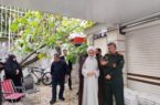 تفقد پدرانه با بانوان جهادگر جنگ تحمیلی اخیر