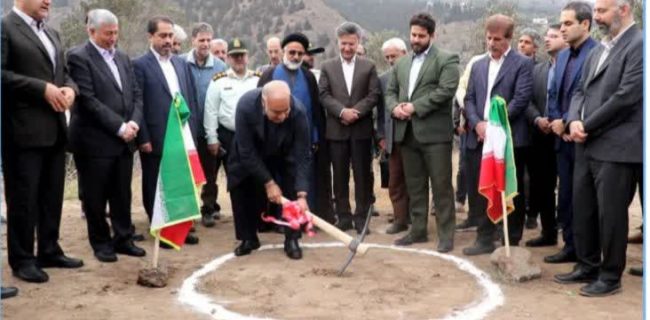 آغاز عملیات اجرایی رمپ ورودی آزادراه به شهر رودبار با حضور معاون وزیر راه و شهرسازی
