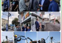 بازدید میدانی مدیرعامل شركت توزیع برق گیلان از بازسازی شبكه های برق منطقه حمیدیان