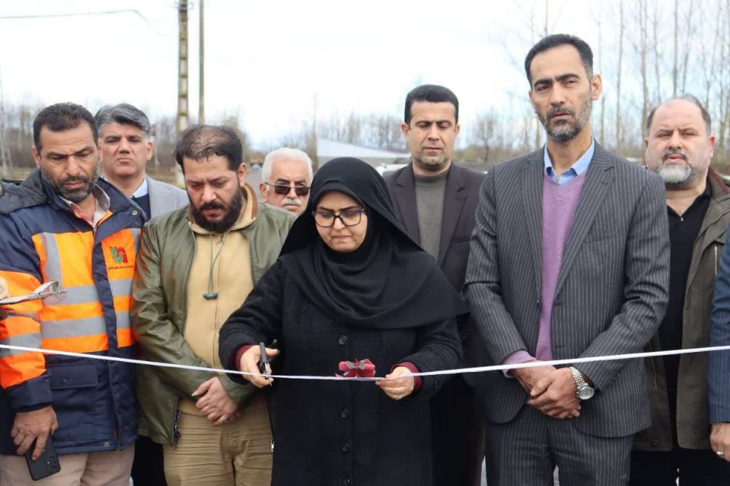 افتتاح پروژه‌های روکش آسفالت محورهای کوچصفهان–خمام و پیرموسی در دهه مبارک فجر