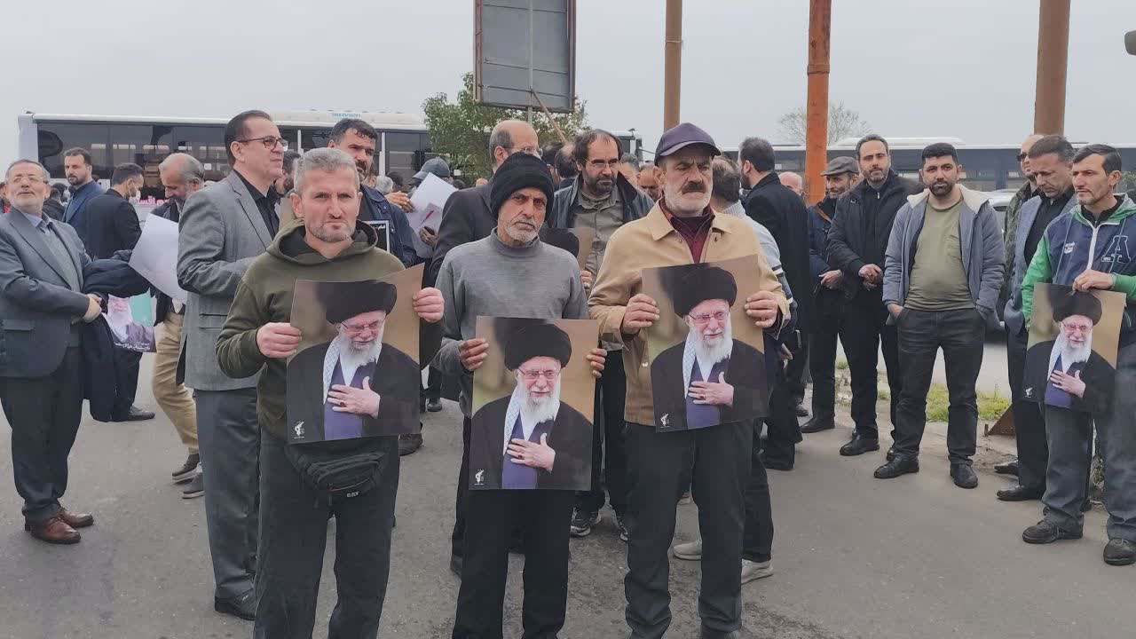 بیعت جامعه کارگری با امام سید مجتبی خامنه ای