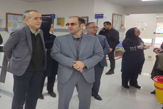 بازدید میدانی معاون درمان دانشگاه علوم پزشکی گیلان از بیمارستانهای جنوب استان