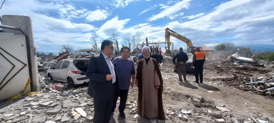 حضور میدانی و اقدامات فوری بنیاد مسکن انقلاب اسلامی استان گیلان در پی حمله رژیم آمریکایی به روستای عثماوندان شفت
