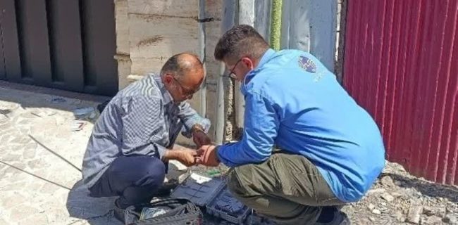 اجرای عملیات بهسازی شبکه فیبرنوری خیابان ۱۶۷ بلوار گیلان در مرکز شهید محبی رشت