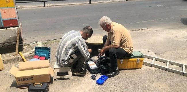 اجرای طرح فیبرنوری اختصاصی بانک رفاه کارگران در شعبه بلوار شهید بهشتی رشت