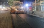 عملیات روکش آسفالت خیابان شهدای رشت آغاز شد / گامی دیگر در بهسازی معابر شهری