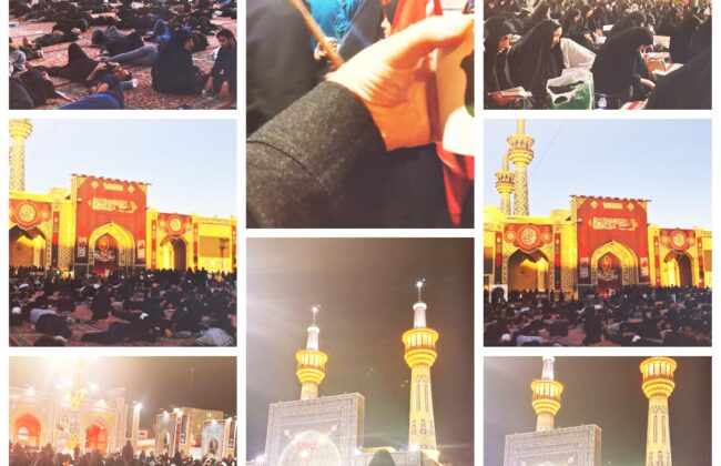 خادم حضرت خورشید به آغوش امامش آمد
