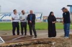 بررسی روند آماده‌سازی ورزشگاه مرحوم سیروس قایقران برای دیدار ملوان و ذوب‌آهن