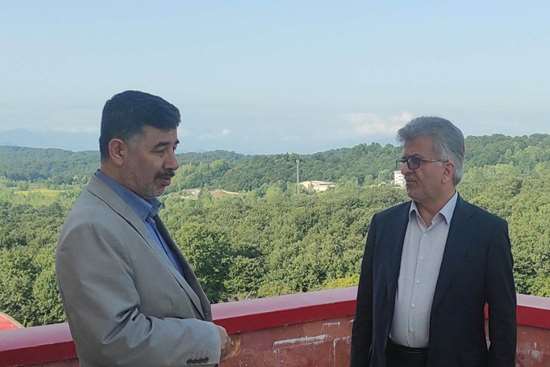 بازدید رئیس دانشگاه علوم پزشکی گیلان از روند احداث بیمارستان ۴۲۱ تخت‌خوابی لاکان