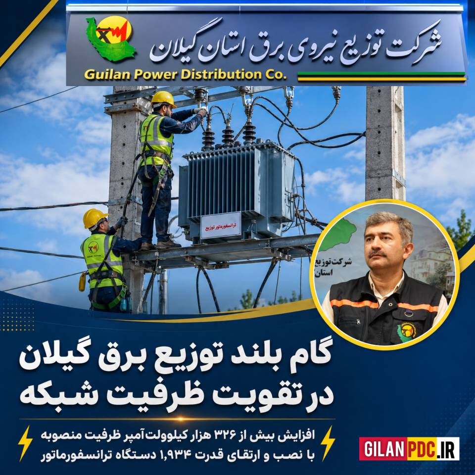 افزایش بیش از ۳۲۶ هزار کیلوولت‌آمپر ظرفیت منصوبه با نصب و ارتقای قدرت ۱٬۹۳۴ دستگاه ترانسفورماتور