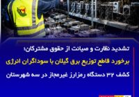 برخورد قاطع توزیع برق گیلان با سوداگران انرژی / کشف ۳۲ دستگاه رمزارز غیرمجاز در سه شهرستان